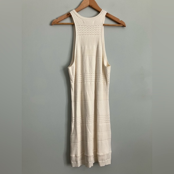 ABERCROMBIE & FITCH Cream Knit Body Con Tank Dress Size S - Picture 6 of 12